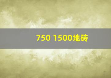 750 1500地砖